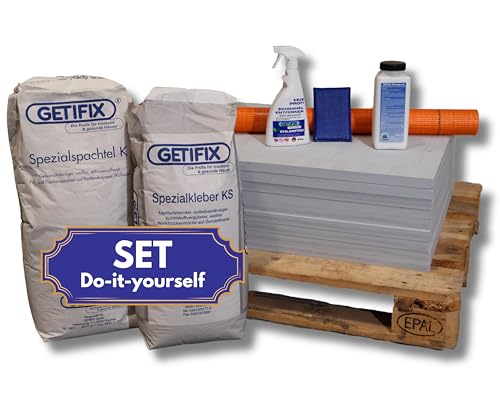 GETIFIX Klimaplatte-Set 30 mm für 5 m², feuchteregulierende Kalziumsilikatplatten...