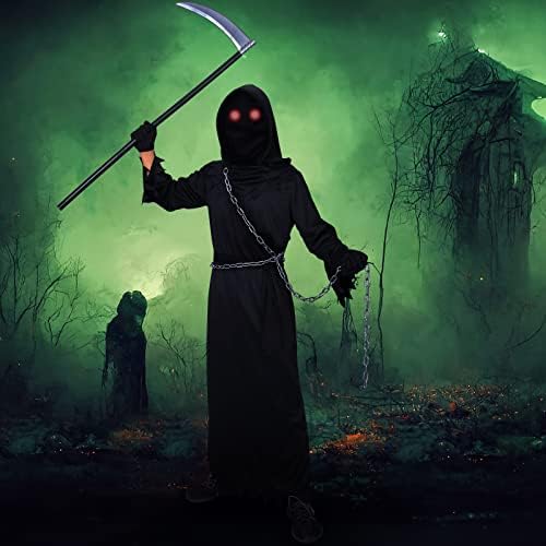 Halloween Grim Reaper Costumes for Adults/Kids,Ghostface Robe Costume,Scary Halloween costumes 3 41OlboKcS2L. AC