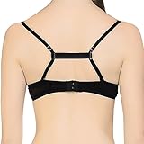 LUCSIS Bra strap holders for slipping, Racerback Converters, stay put strap holder, bra strap clips for the back (3pcs (White, Beige, Black))