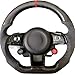Compatible With VW Polo Golf R 6 7 8 MK6 MK7 GTi Passat B7 B8 Jetta Carbon Fiber Steering Wheel Car Accessories(Style E)