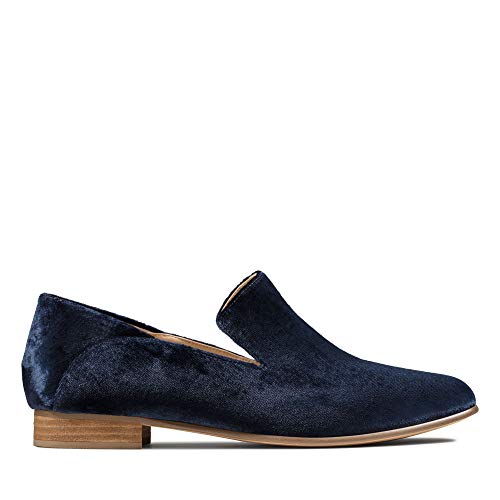 Chaussures plates Clarks Pure Viola Navy le secret du confort bleu marine
