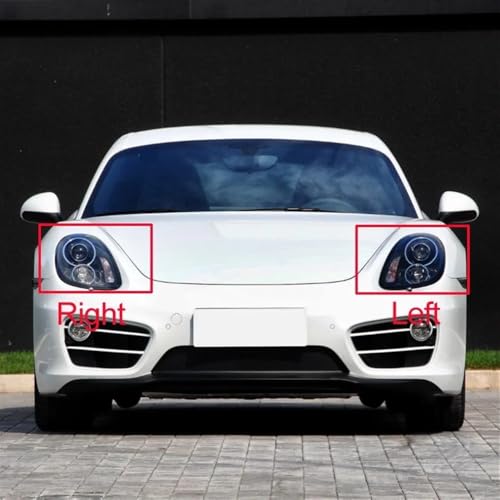 Abat-jour couvercle de lampe pour remplacement optique Boxster Cayman 981