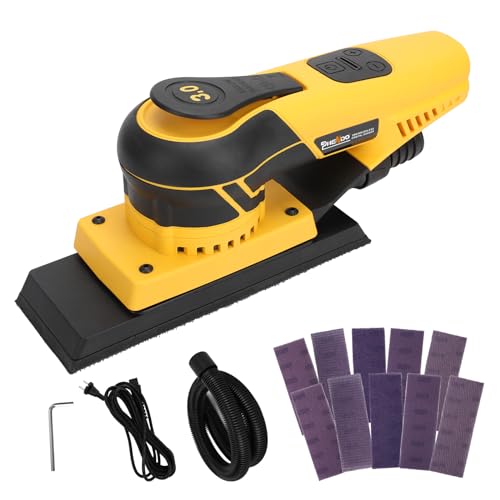 PHENDO 350W 3A Electric Sheet Random Orbital Sander with Pluggable