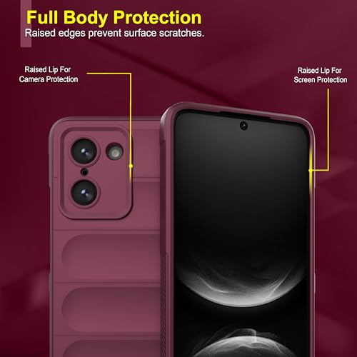 Image of Zapcase Back Case Cover for OnePlus Nord CE 5 | Compatible for OnePlus Nord CE 5 Back Cover | Liquid Silicon Magic Case with Camera Protection | Plum