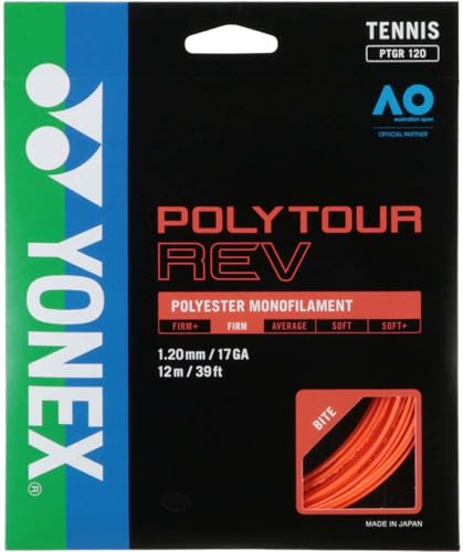 ���l�b�N�X(YONEX) �e�j�X �X�g�����O �|���c�A�[���u120 �u���C�g�I�����W 12m PTGR120 ����:12m