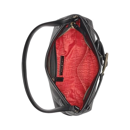 Halston Tasha Rocky Road Top Zip Shoulder2