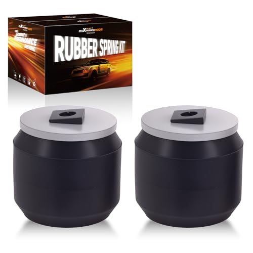 maXpeedingrods Suspension Enhancement Front Kit for Chevrolet Silverado 1999-2010, Suburban XL 2000-2020, for GMC Sierra 1999-2010, Yukon XL 2000-2020 Rubber Helper Spring Kit, Up to 14000 Lbs