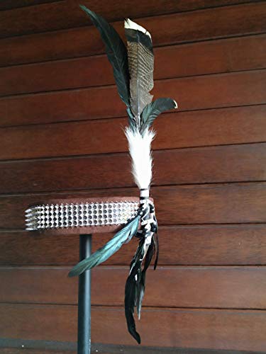 The World Of Feathers TWF-HEADBAND-1 Adult Feather Headband | Native American Indian Inspired thumb #5