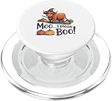 Photo Gallery moo i mean boo - strega divertente per halloween, motivo: mucca delle highland popsockets popgrip per magsafe Photo Gallery moo i mean boo - strega divertente per halloween, motivo: mucca delle highland popsockets popgrip per magsafe