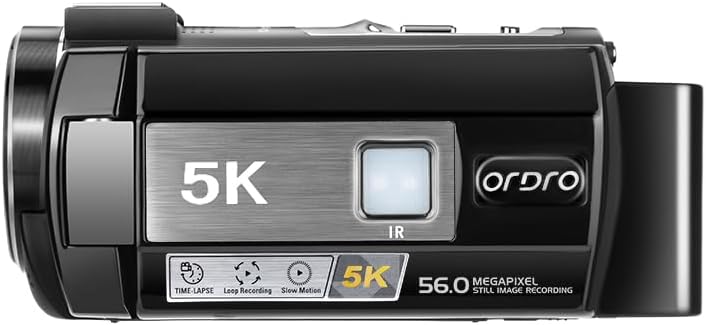 ORDRO AE20 Camcorder top view