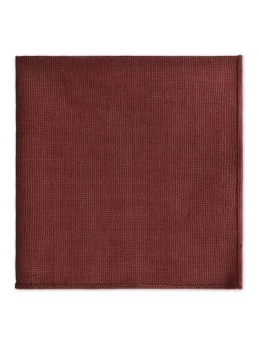 Image of Luckyvestir Pocket Squares for Men Solid Color Cotton Pocket Square Mens Handkerchief for Dinner Church Wedding
