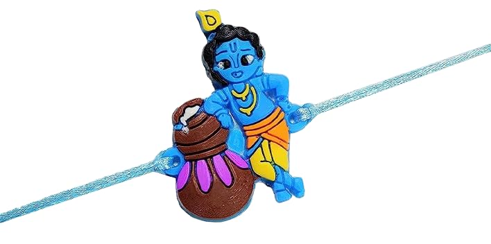 Mushti Kids Rakhi Laddo Gopal Kanha Designer Fancy Rakhi Pack Of 1 For Brother Sister, Bhai Behan Rakhi Raksha Bandhan Celebration (B0DC48VPLV) Amazon Price History, Amazon Price Tracker