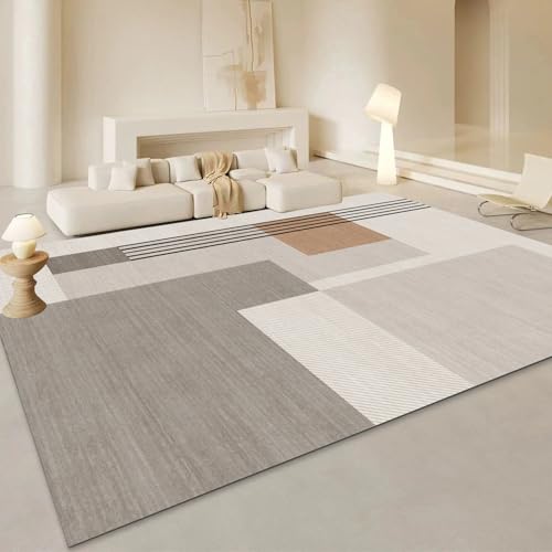 Frisence ラグマット 120×160cm 洗える 厚手 シャギーラグ カーペット 防音 防寒 滑り止め付き ふわふわ やわらかい マイクロファイバー 北欧風 モダン おしゃれ ホットカーペット・床暖房対応 ペット・子供部屋・リビング用 FRISY0