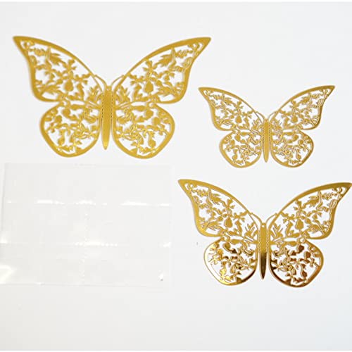 Amazon.co.jp: 【バタフライ立体ウォールステッカー】12ピース 蝶