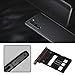 ECSiNG 2Pcs Dual SIM Card Slot Tray Holder Replacement Easy Installation Compatible with Huawei P30 Pro 2019 Rubber Gasket Eject Pin, Black
