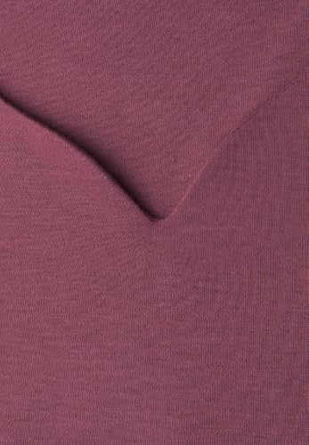 Street One Basic T-Shirt mit Herzausschnitt Dark Clouded Blush 42 – Ansicht 5