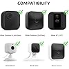 3Pack Adjustable Security Wall Mount Bracket for Blink Outdoor 4 (4th Gen) / (3rd Gen), Blink XT / XT2, Perfect View Angle for Your Surveillance Camera - Black