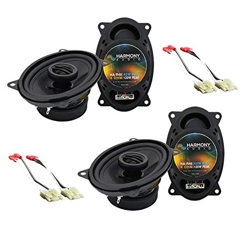 (2) Harmony Audio R46 Speakers Bundle Compatible with Chevy Blazer 1992-1994 Factory Speaker Replacement