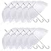 Cloak Umbrellas 10 Piece Dome/Bubble Auto Open Clear Umbrellas