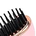 TARSHYRY Mini Hair Straightener Brush, PTC Fast Heating 30S USB Rechargeable Hot Brush with 3 Adjustable Temperature 160C 180C 200C, for All Hair Types (Pink)