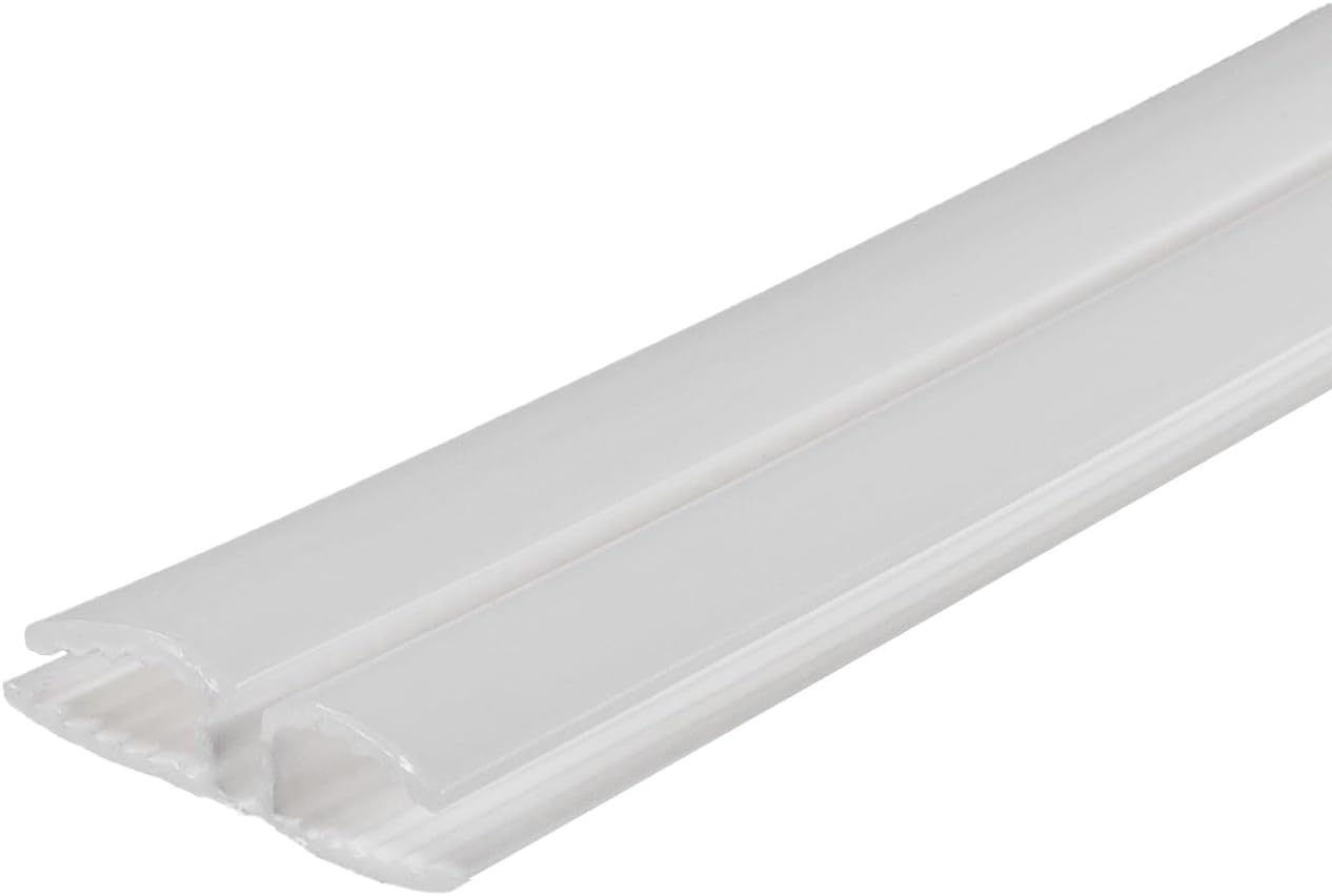Outwater 1/4 Inch Black Polypropylene Panel Hinge – 12 Ft Length Cut to (4) 36 Inch Pieces
