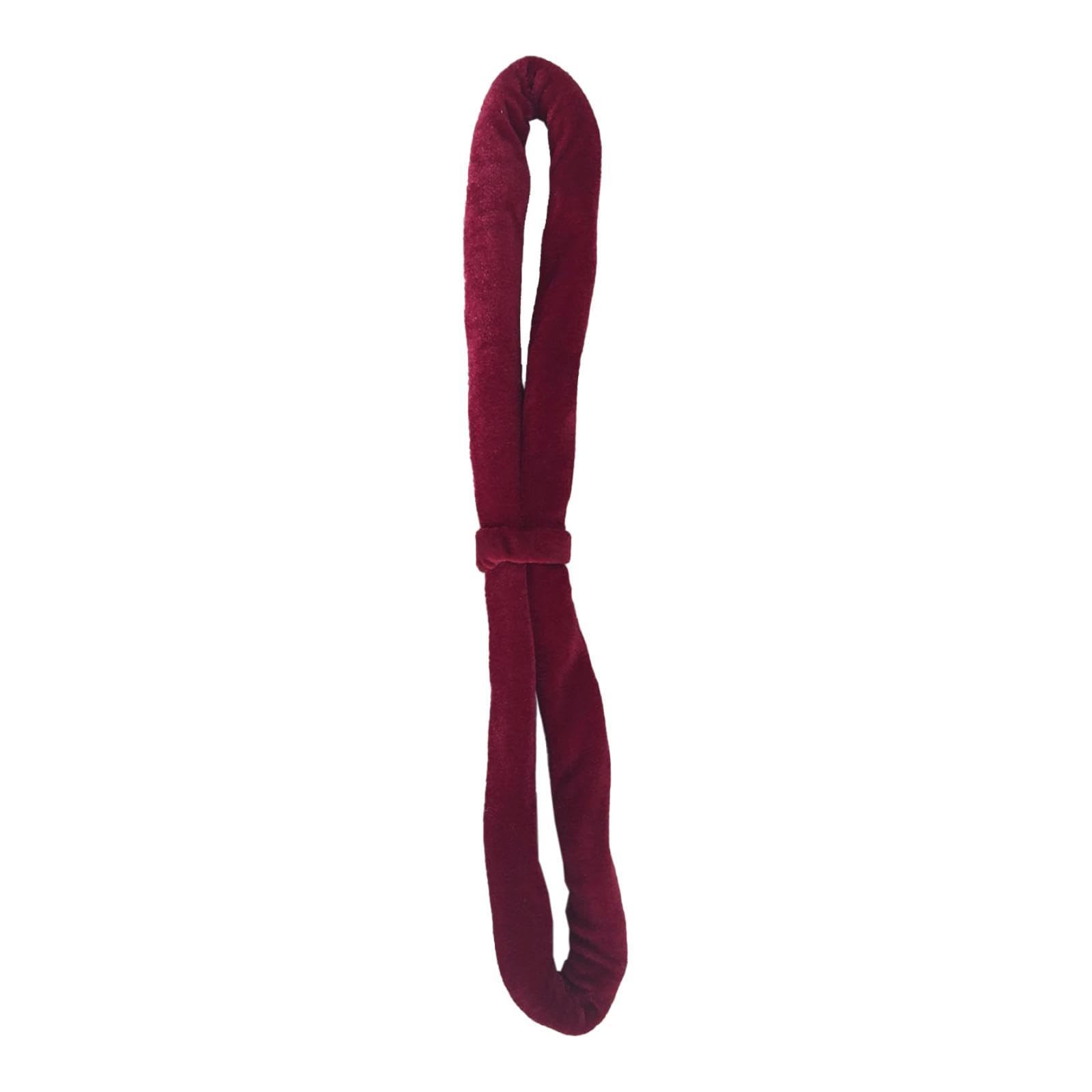 Ronyme Hand Loop Strap Noose Lyra Hoop Hand Loop Strength Training Circus Soft Dance for Rotating Aerial Acrobatics Aerial Strap, Dark Red