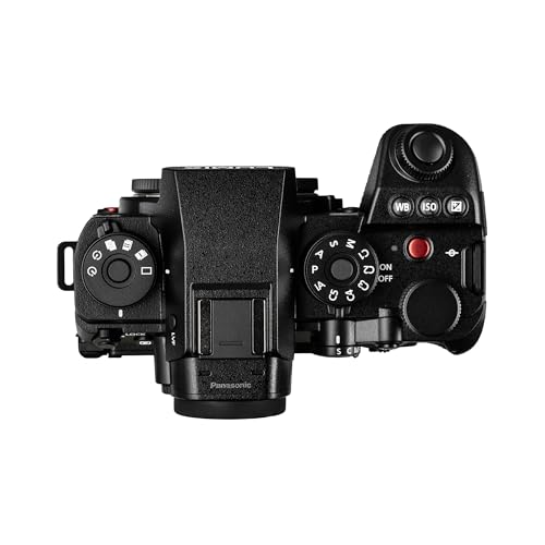 Image of Panasonic LUMIX S1R II Mirrorless Camera with 24-105mm f /4 Lens | 47MP Full-Frame Sensor, 6K Video, IBIS, V-Log, OLED Viewfinder + 64GB Card + 77mm Color Filters + Battery + More