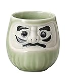 美濃焼 風水だるま 寿司湯呑 緑 (才�