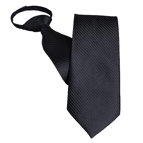 Gravata com zíper para homens acessório de negócios elegantes gravatas formais de negócios para ocas