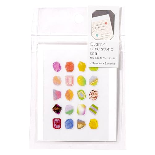 Amazon.co.jp: いろは出版 Quarry シール rare stone seal 4種類