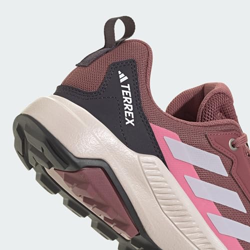 adidas Tênis de caminhada feminino Terrex Anylander, Quiet Crimson/Silver Dawn/Pink Fusion, 38