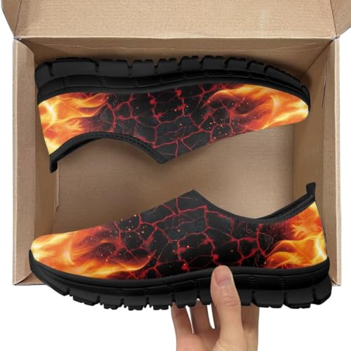 Image of Women's Loafers Slip On Slip Shoe Casual Walking Shoes Non Slip Work Shoes Mesh Athletic Sneakers