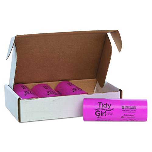 Tidy Girl TGUF Tidy Girl Feminine Hygiene Sanitary Disposal Bags, 150 per Roll (Case of 4 Rolls) - Thumbnail 5