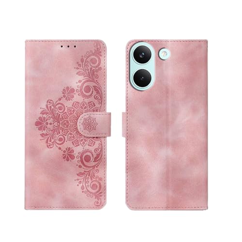 Image of amazon basics Poco X8 Pro 5G Flip Cover | Card Pockets Wallet & Stand | Flip Cover for Poco X8 Pro 5G (Executive Pink)