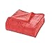 Honeymoon All Seasons Velvet Fleece Throw Blanket 50" x 60", Coral