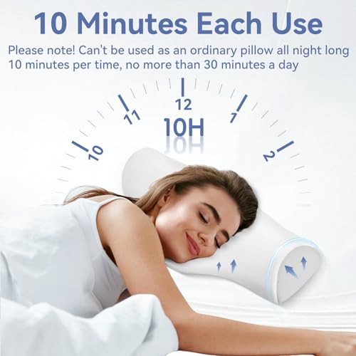 Almohada de espuma viscoelástica para masaje de cuello miniatura 3
