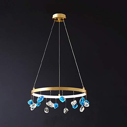 Lustre suspension cuisine moderne doré LiChA LED 40cm