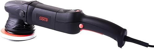 Miniatura 9 de SGCB Pro 5 pulgadas DA pulidor de órbita al azar, 0.591in de alto rendimiento doble acción Waxer Buffer 6 velocidad variable sin carga, suave