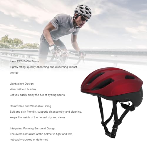Casco de bicicleta con forro extraíble Naroote para evitar el sudor y proteger contra impactos 3