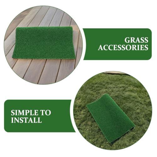 Rampa para tortugas con césped artificial y tapete de plástico para jardín o balcón 4