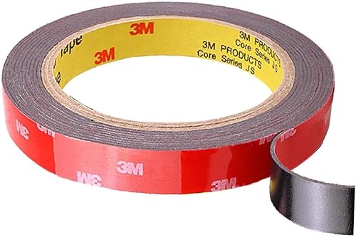3M Vhb 5952 Nastro Biadesivo Extra Forte, Nastro Di Montaggio/Fissaggio Impermeabile, Biadesivo 3M Resistente All'acqua E Alle Alte Temperature, Nastro Di Fissaggio Striscia Led (12 Mm X 4,6 Metri) - 2