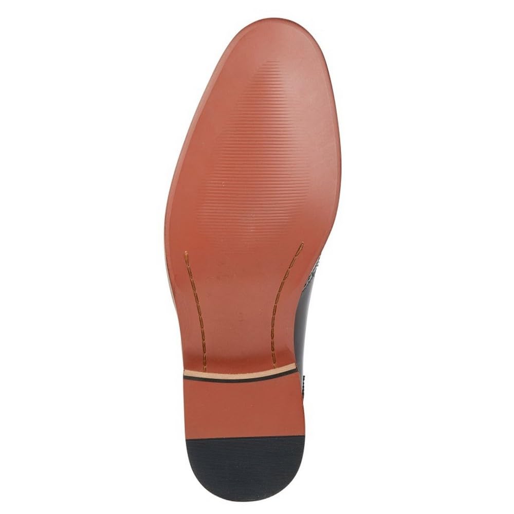 M429B - Zapatos brogue Monk para hombre, con doble hebilla, color marrón