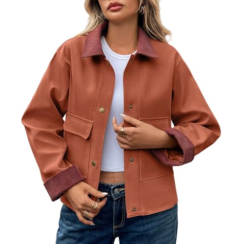 Veste de survêtement marron idéale pour vos balades d'automne