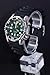RATIO FreeDiver Helium Safe Dive Watch Stainless Steel Automatic Diver Watch 1000M Water Resistant Diving Watch for Men (Green)