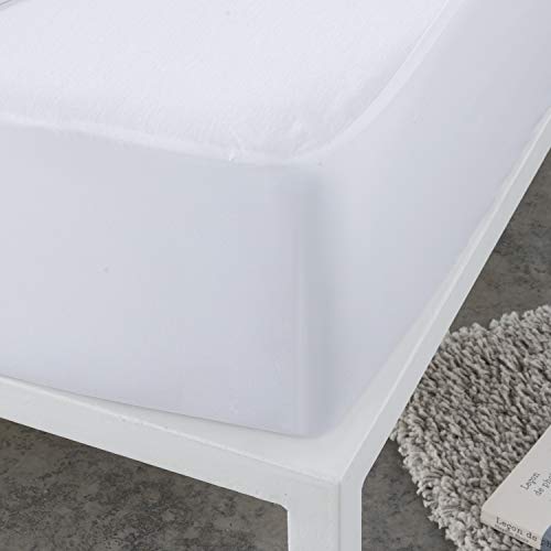 Protector de colchón de Tencel ESTELIA 180x200 impermeable y transpirable alto 32 2