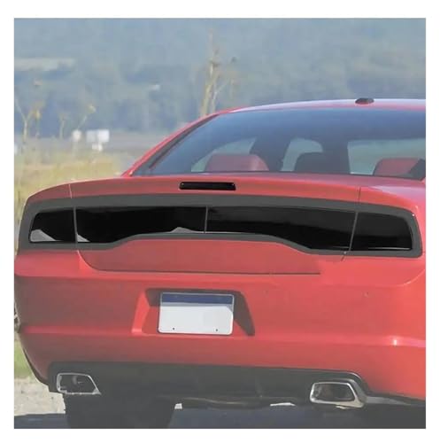 Protector de luz trasera para Dodge Charger 2011-2014 en ABS negro 4