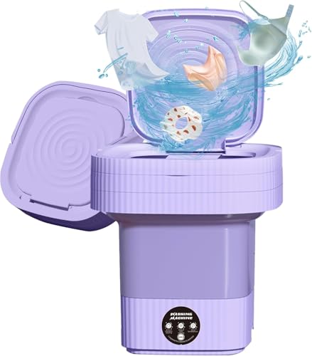 Mini Máquina de Lavar Roupa Portátil Dobrável 11 Litros Centrifuga Lavagem Semiautomática Roupas Sen