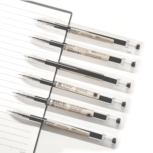 Bolígrafo Gel 0.35mm Tinta Negra Paquete 12 unidades miniatura 4