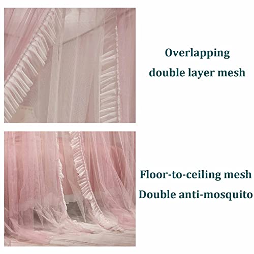 Dosel de cama de lujo para dormitorio elegante con mosquitera estilo 1 grande 7
