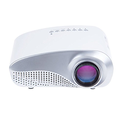 Image of Taotaole RD-802 24W LED HD Home Mini Projector w / HDMI /VGA /USB Remote Control White